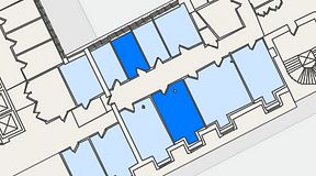 
							Planritning för 7A Posthuset, Vasagatan 28, 2 privata rum, 31 m²