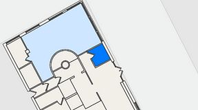 
							Planritning för Convendum Drottninggatan, 1 privata rum, 6 m²