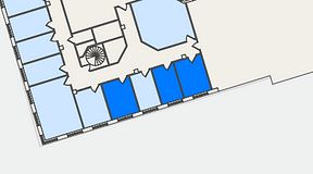 
							Planritning för Regus Odinsgatan 13, 3 privata rum, 31 m²
