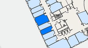 
							Planritning för Genetor K6, 2 privata rum, 27 m²