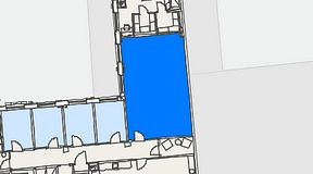
							Planritning för Cecil Coworking Norrlandsgatan 10, 1 privata rum, 59 m²