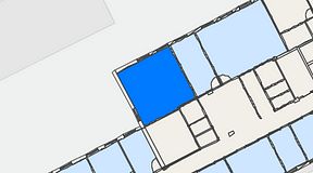 Planritning för iOffice Kungsgatan 64, 1 privata rum, 34 m²