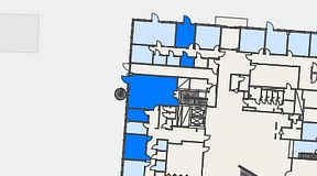 Planritning för Embassaden, 5 privata rum, 101 m²