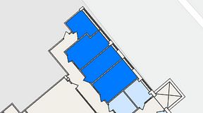 
							Planritning för Regus Hagsätra, 4 privata rum, 50 m²