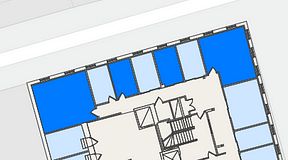 
							Planritning för Regus Östra Hamngatan, 4 privata rum, 85 m²