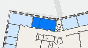 
							Planritning för THE WORKS Medborgarplatsen, 2 privata rum, 32 m²