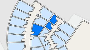 
							Planritning för Quick Office Bromma Blocks, 3 privata rum, 18 m²