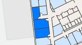 
							Planritning för Regus Rotsunda, 3 privata rum, 49 m²