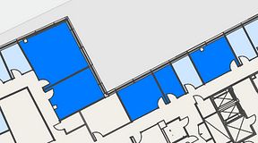 
							Planritning för Spaces Hyllie Vista, 5 privata rum, 105 m²