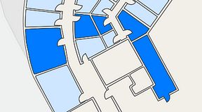 
							Planritning för Quick Office Bromma Blocks, 5 privata rum, 72 m²