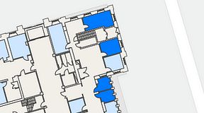 
							Planritning för High Court Börshuset, 4 privata rum, 42 m²