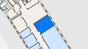 Planritning för FASTOFFICE S:t Olofsgatan, 1 privata rum, 25 m²