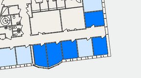 
							Planritning för Regus Saltsjö-Boo, 5 privata rum, 52 m²