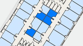 
							Planritning för Convendum Sundbyberg, 4 privata rum, 32 m²