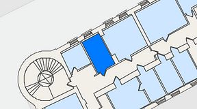 Planritning för 7A Posthuset, Vasagatan 28, 1 privata rum, 18 m²