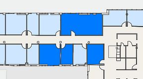 
							Planritning för FirstOffice Arenavägen 33, 4 privata rum, 81 m²