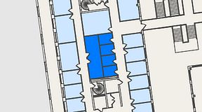 
							Planritning för Spaces Nordenskiöldsgatan, 5 privata rum, 40 m²