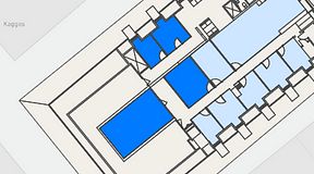 
							Planritning för Spaces Gamla Stan, 4 privata rum, 79 m²