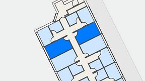 
							Planritning för Regus Rotsunda, 2 privata rum, 30 m²