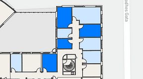 
							Planritning för Convendum Stampgatan 14, 4 privata rum, 54 m²