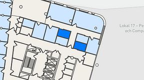 
							Planritning för United Spaces Nordenskiöldsgatan 24, 2 privata rum, 12 m²