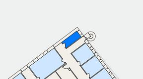 
							Planritning för Regus Saltsjö-Boo, 1 privata rum, 5 m²