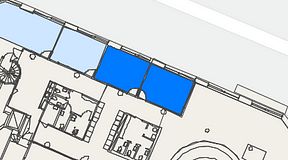 
							Planritning för Convendum Biblioteksgatan 29, 2 privata rum, 41 m²