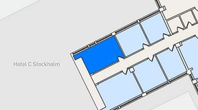 
							Planritning för 7A Vasagatan, 1 privata rum, 24 m²