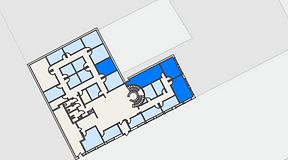 
							Planritning för Regus Kalmar, 4 privata rum, 67 m²