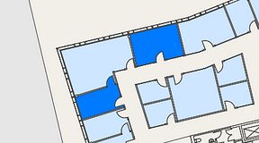 
							Planritning för Mindpark Mölndal, 2 privata rum, 31 m²