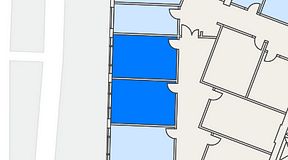 Planritning för A house Sickla, 2 privata rum, 44 m²