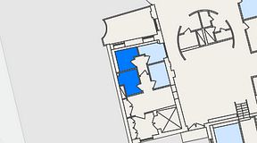 Planritning för THE WORKS Ringvägen, 2 privata rum, 11 m²