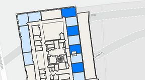
							Planritning för Epicenter, 4 privata rum, 114 m²