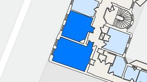 Planritning för Nybrogatan Business Center Nybrogatan 34, 2 privata rum, 69 m²