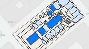 
							Planritning för Spaces Gamla Stan, 5 privata rum, 130 m²