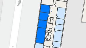 
							Planritning för Hagalunds Kontorshotell, Industrivägen 19, 3 privata rum, 104 m²