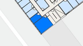 
							Planritning för Convendum Avenyn, 2 privata rum, 38 m²