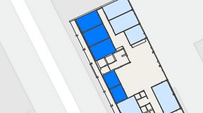 
							Planritning för Convendum Vegagatan 14, 5 privata rum, 71 m²
