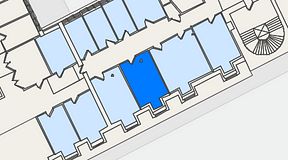 Planritning för 7A Posthuset, Vasagatan 28, 1 privata rum, 21 m²