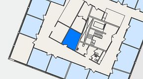 
							Planritning för Växthuset Lund, 1 privata rum, 12 m²