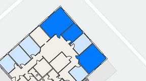 
							Planritning för Easy Office Kungsängen, 3 privata rum, 79 m²