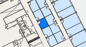 
							Planritning för Convendum Vasagatan 16, 1 privata rum, 9 m²
