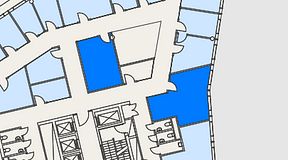 
							Planritning för Mindpark Mölndal, 2 privata rum, 47 m²