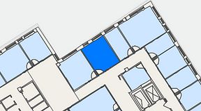 
							Planritning för Regus Kistagången 20b, 1 privata rum, 19 m²