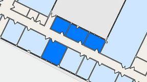 
							Planritning för Quick Office Älvsjö, 4 privata rum, 47 m²