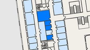 
							Planritning för Spaces Nordenskiöldsgatan, 4 privata rum, 36 m²