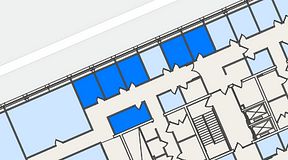 
							Planritning för Spaces Lindholmen, 4 privata rum, 51 m²