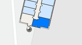 
							Planritning för FirstOffice Mobilia, 1 privata rum, 23 m²