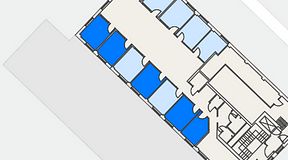 
							Planritning för Regus Nynäshamn, 5 privata rum, 52 m²