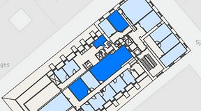 
							Planritning för Spaces Gamla Stan, 4 privata rum, 98 m²